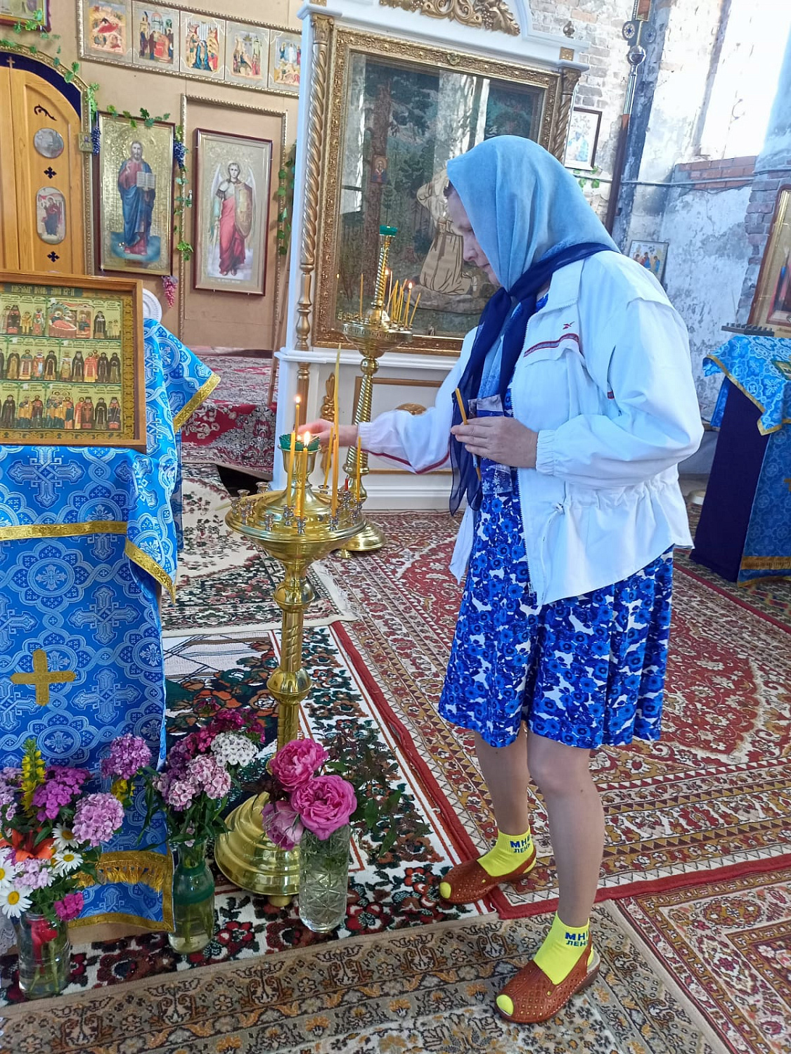 Подопечные  «Спутника» побывали на великом престольном празднике.